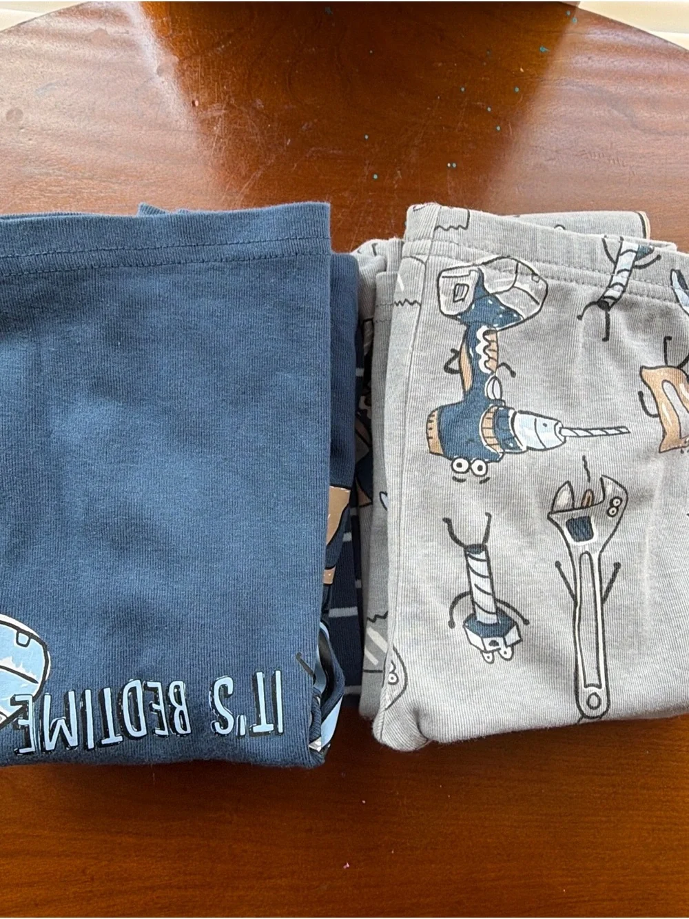 Carter's Blue & Gray Construction Print 2-Piece Pajama Set- 3 years-3t/3A